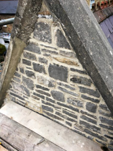 Recently refurbished stonework
